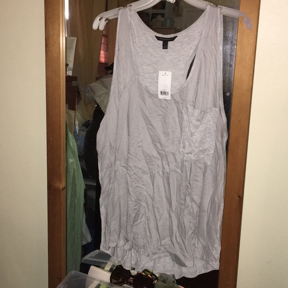 Banana Republic gray tank top
